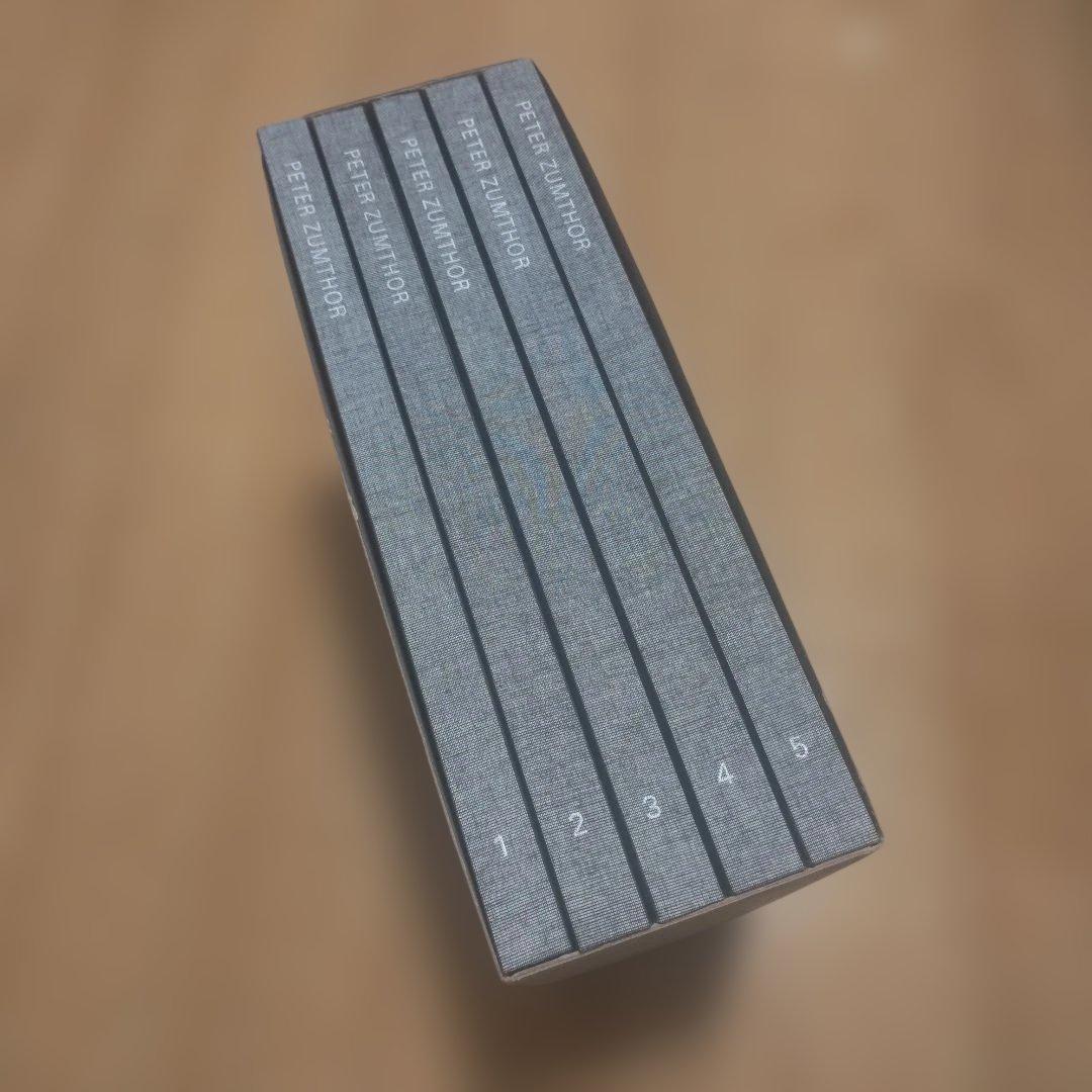 Peter Zumthor 1985-2013 全5巻セット