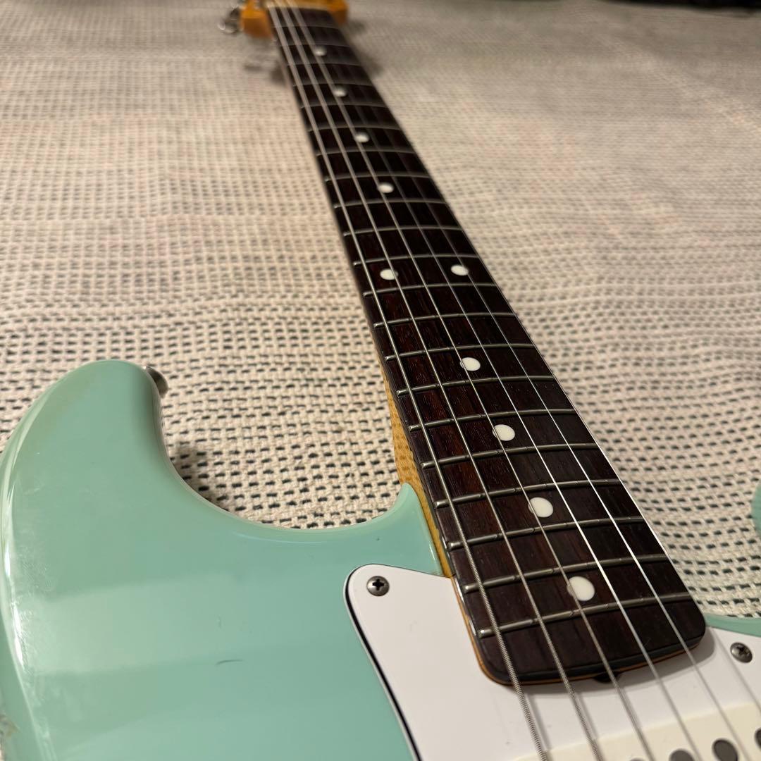 ギター Fender JAPAN STRATOCASTER Surf Green