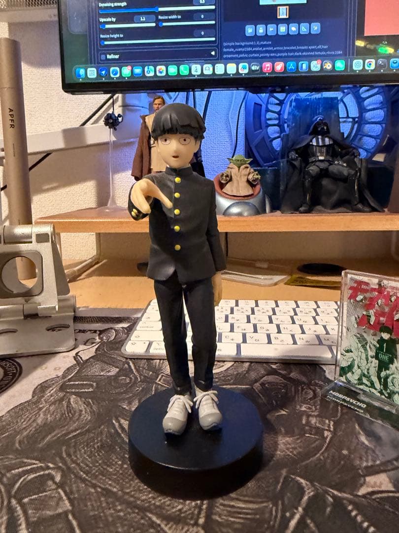 popモブサイコ100 影山茂夫フィギュア、アクリルスタンド　セット