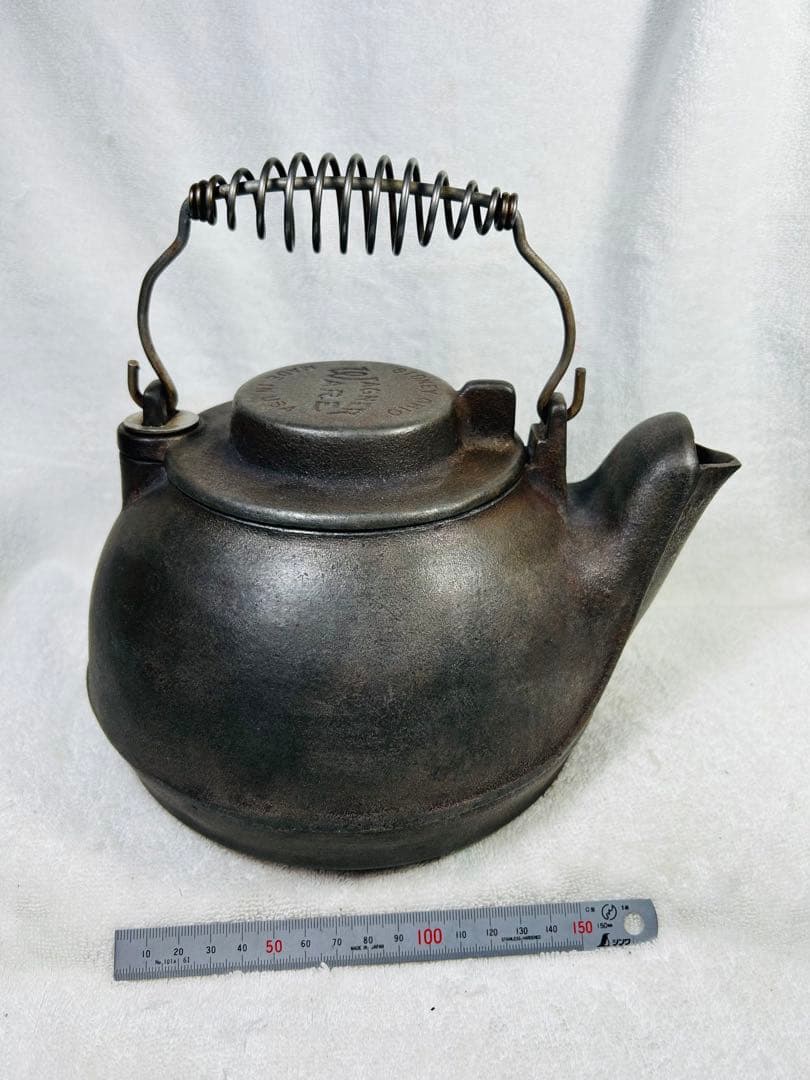 美品　ビンテージ品ワグナーの2.4L 鋳鉄製ケトル
