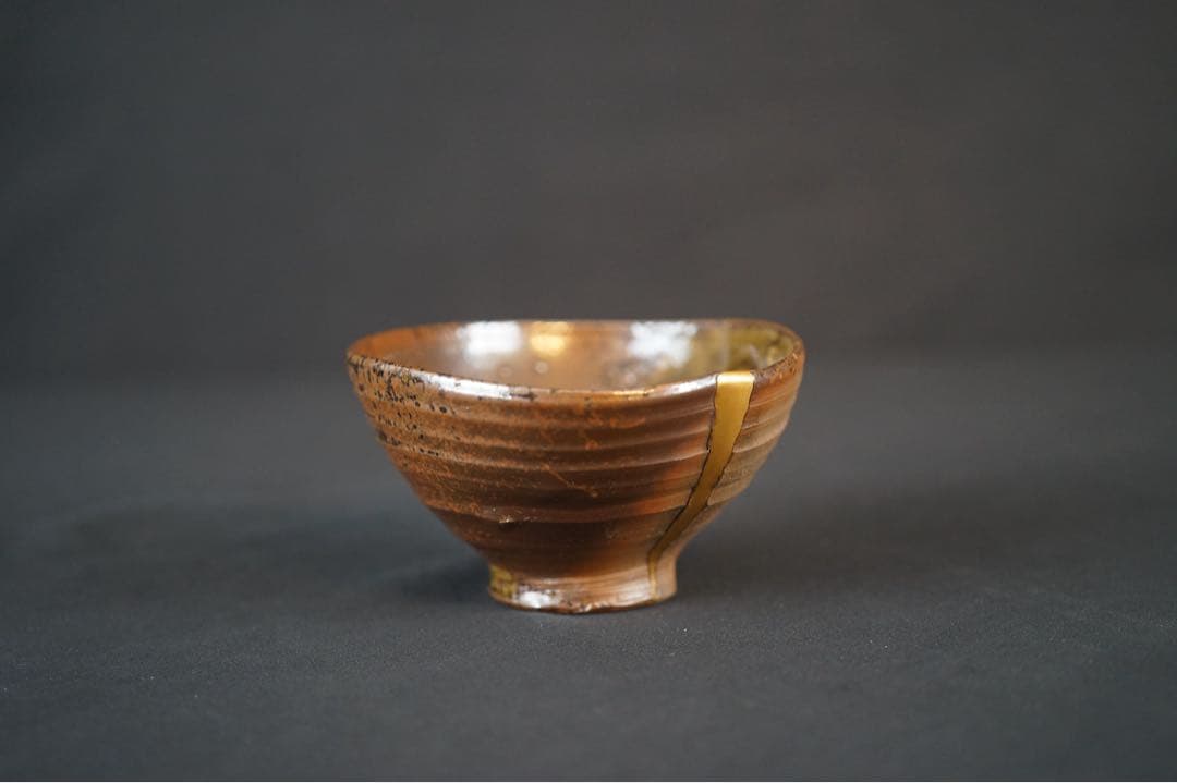 常滑の名工 滝田椿渓 真焼 茶碗 共箱 茶道具