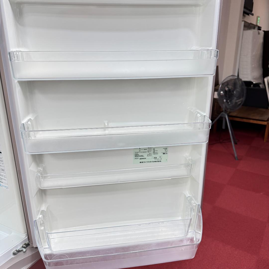 東京23区送料無料　美品東芝2014年製　3ドア375L　洗浄/除菌済み