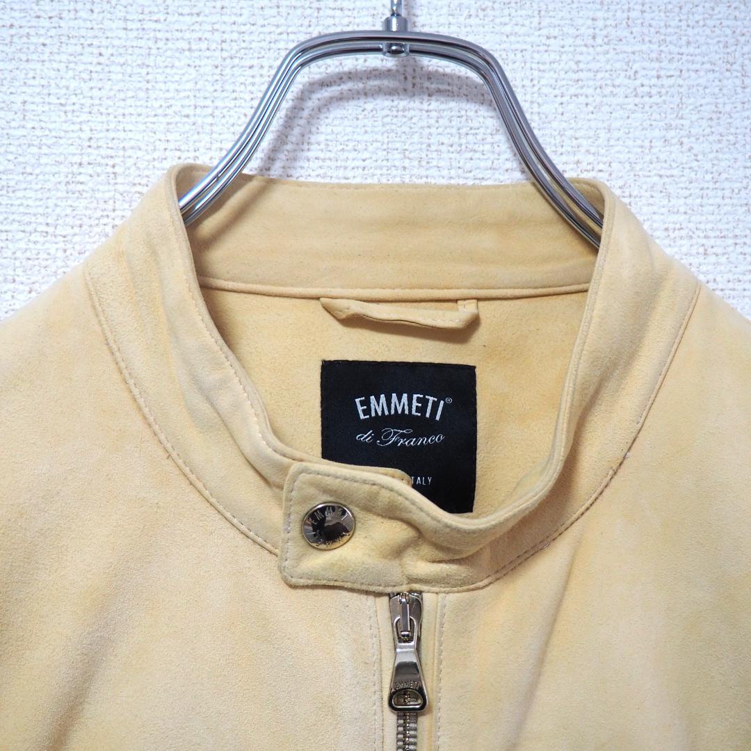 【BR別注】EMMETI ANDREA GOLDゴートスエードジャケット　黄肌