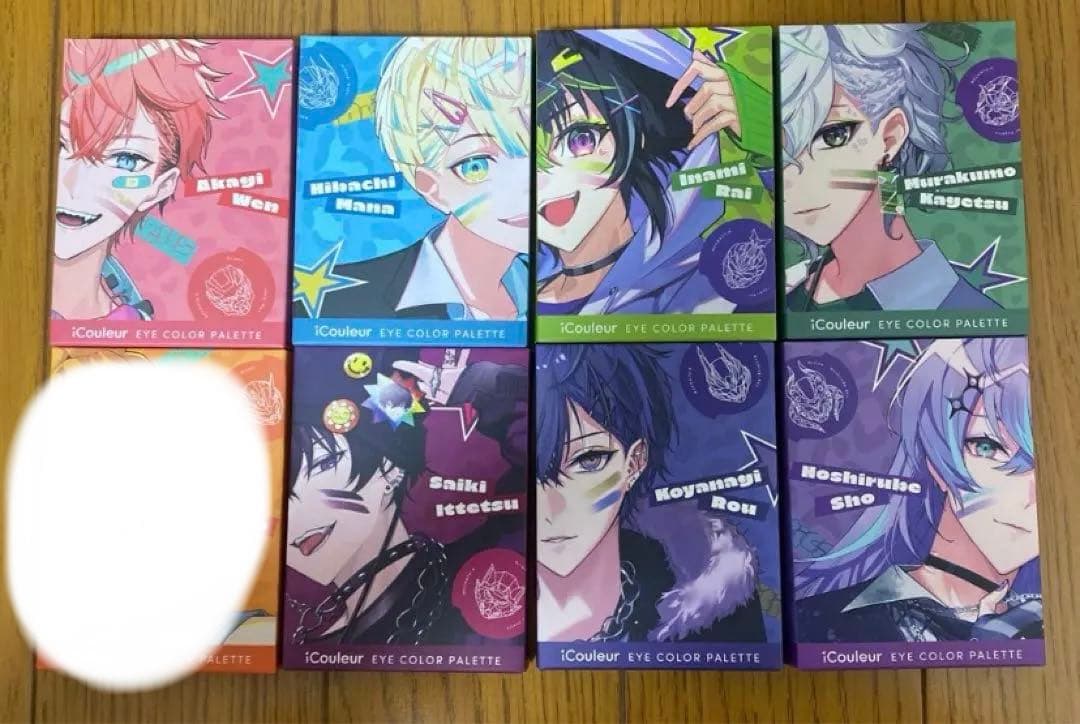 にじさんじヒーロー×iCouleur アイシャドウパレット コンプリートセット