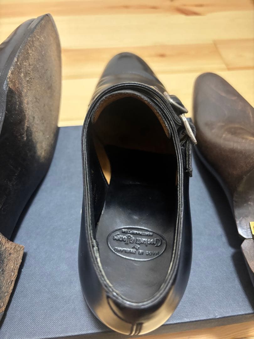 クロケット&ジョーンズ バンドグレード 5 1/2D純正シューツリー付き