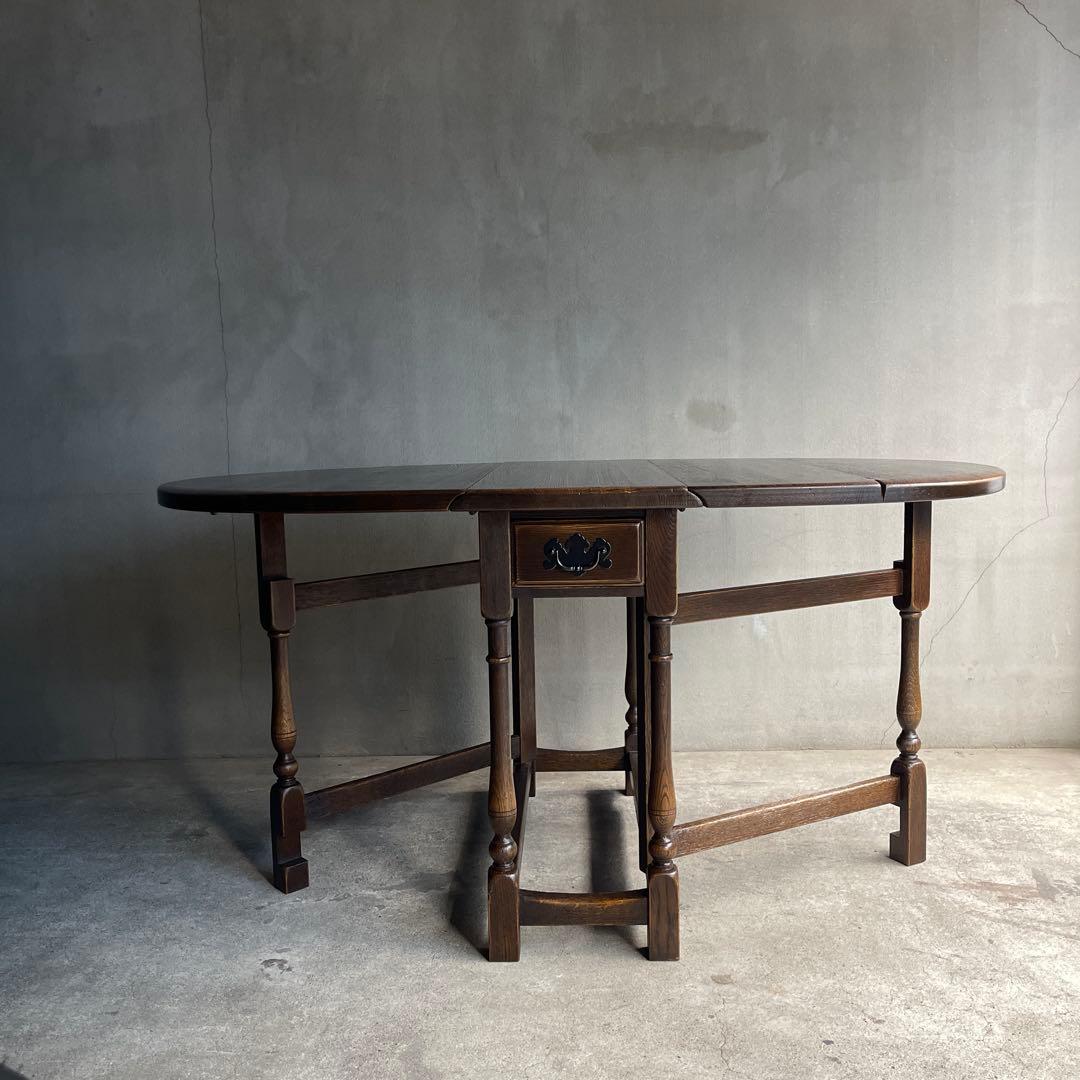 極美品 飛騨産業 PROVINCIAL プロヴィンシャル ゲートレッグテーブル