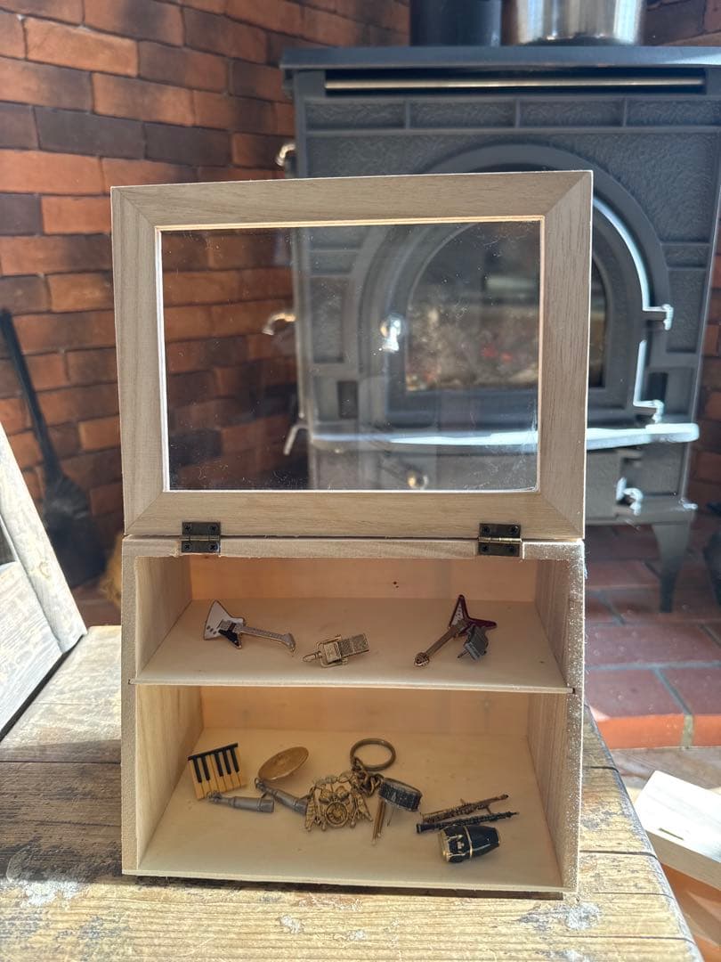 昭和レトロ 楽器ミニチュア1５点 豪華コレクション箱付