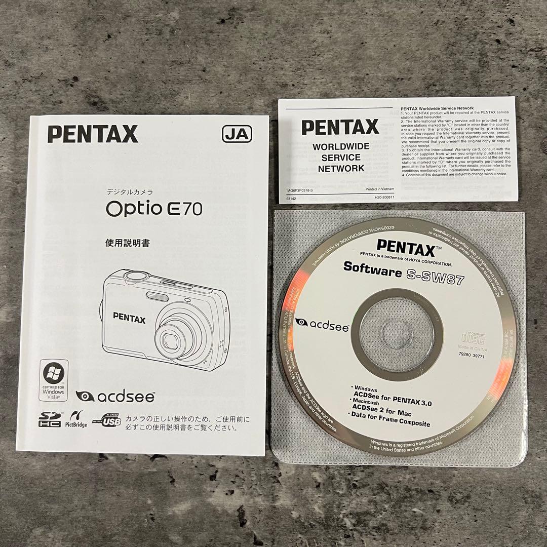 PENTAX Optio E70 デジタルカメラ