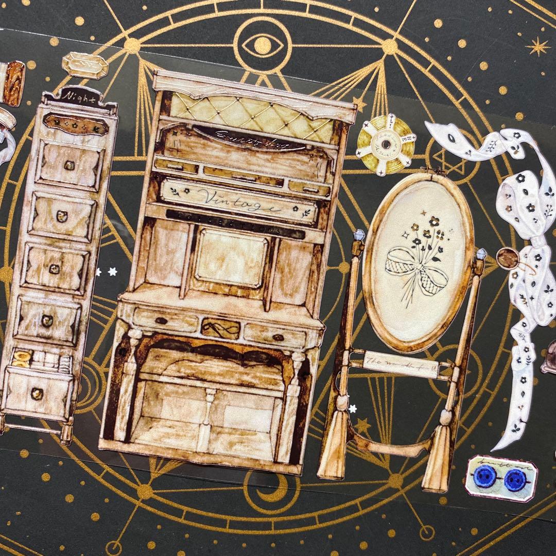 【9000】海外　マステ　中古巻　PETマスキングテープ　重油　装飾系