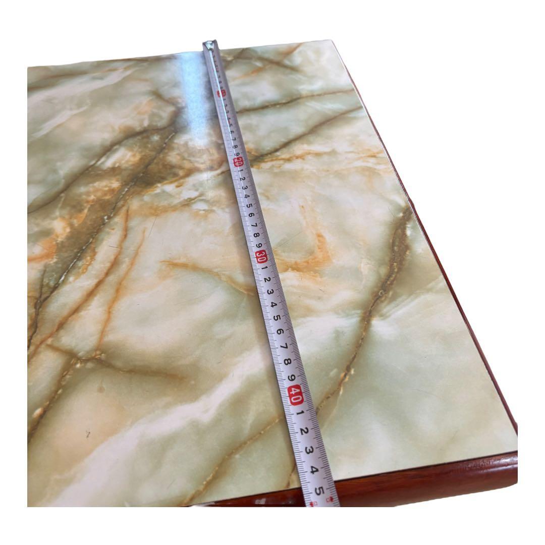 昭和レトロ 大理石柄 木製センターテーブル 応接間 アンティーク古家具