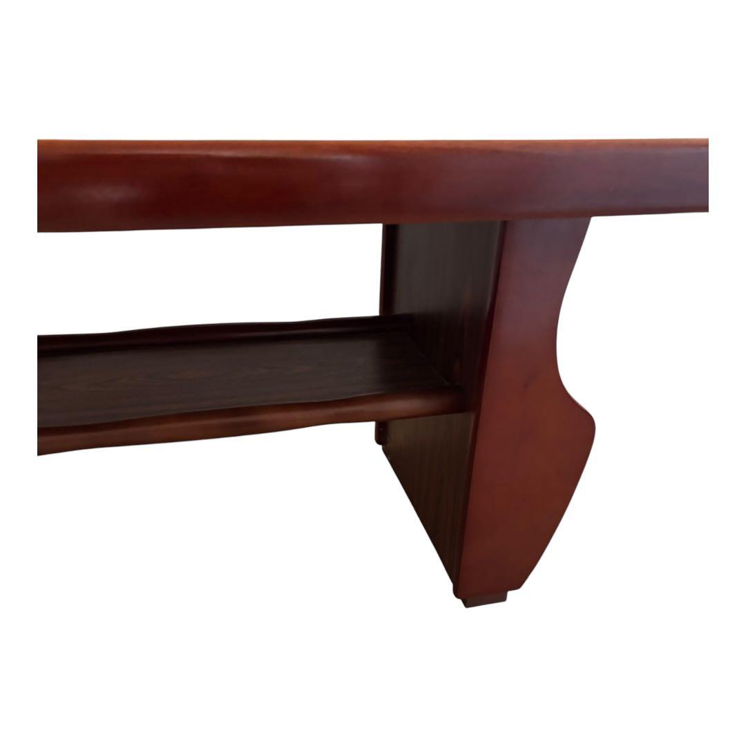 昭和レトロ 大理石柄 木製センターテーブル 応接間 アンティーク古家具