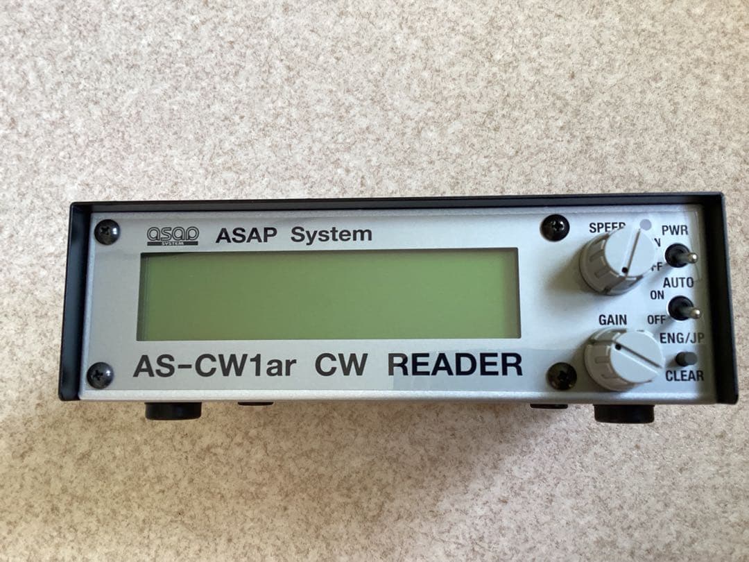 モールス符号解読器（AS-CW1ar）欧文／和文対応