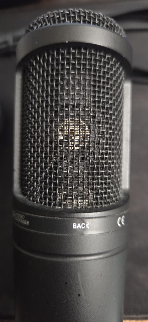 コンデンサーマイク AT2020 XLRケーブル ショックマウントセット