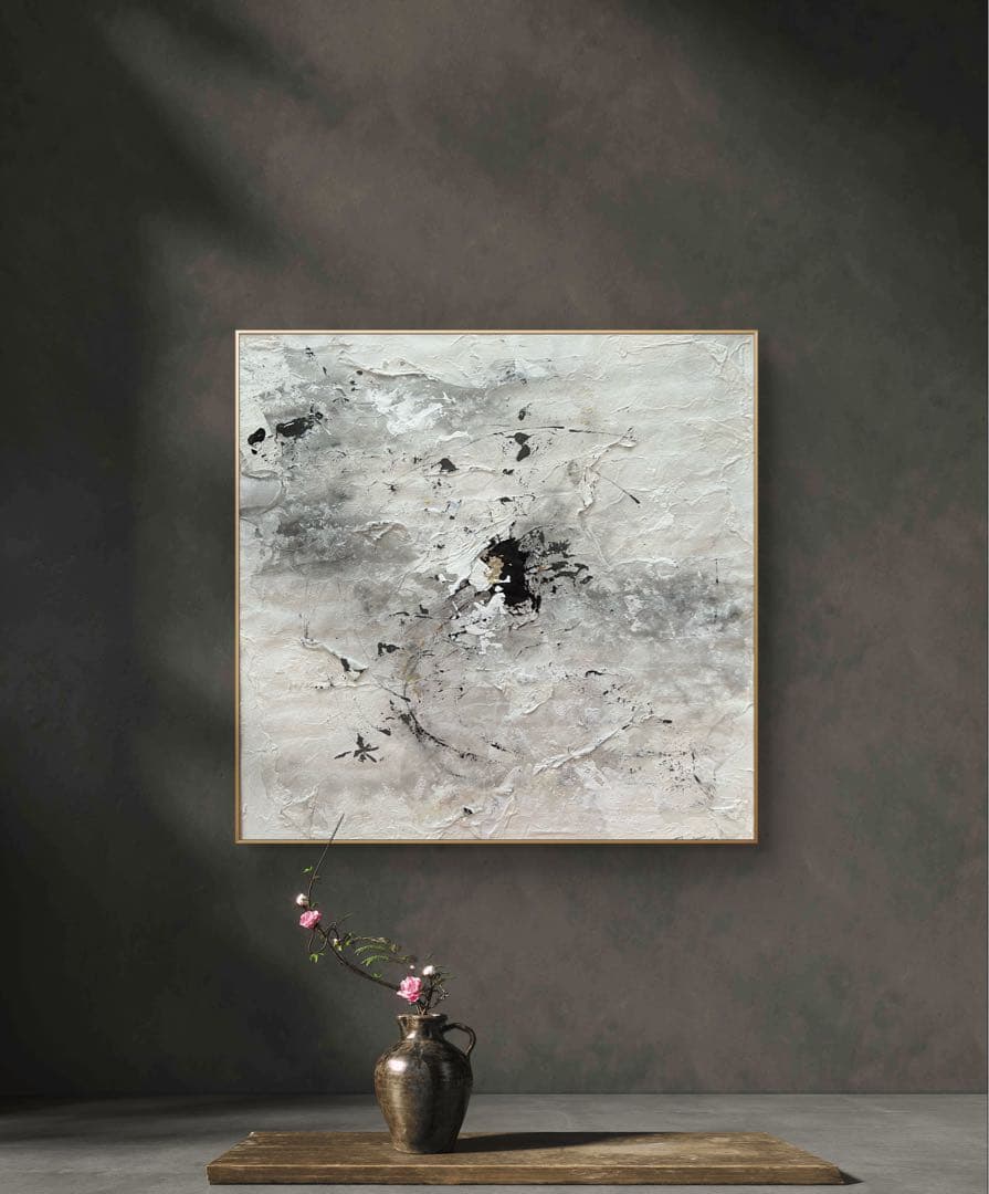 原画/額装済み/和風/禅/絵画/アート/抽象画/ニュアンス/モダン/ホテル/内装