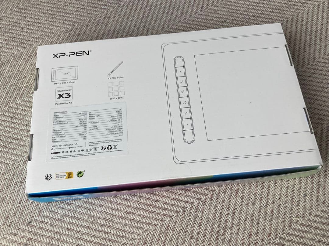 XP-PEN アーティスト Artist 12 ペン タブレット2nd Gen