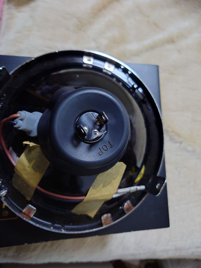 MARCHAL イエロー 丸型バイク用ライト