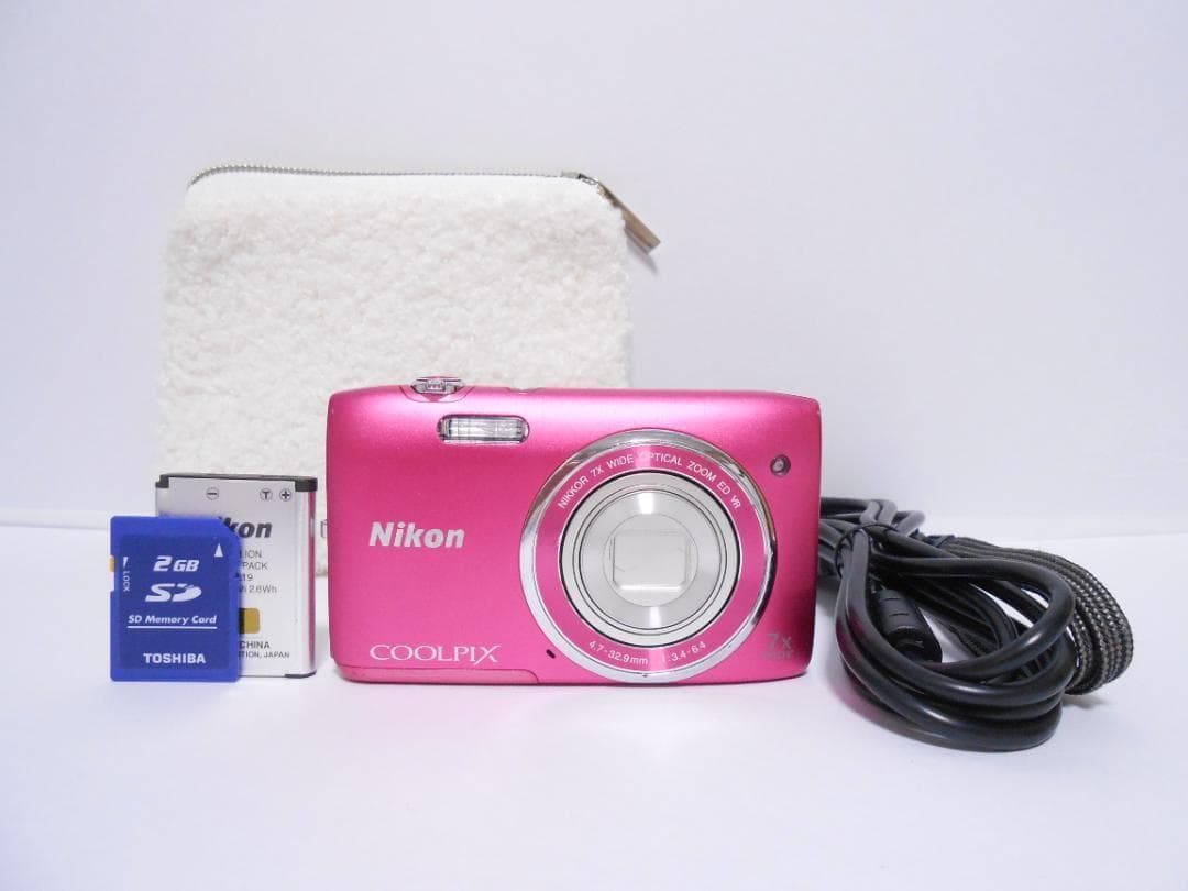 【お値下げ歓迎・美品】　ニコン　Nikon COOLPIX S3500 ピンク