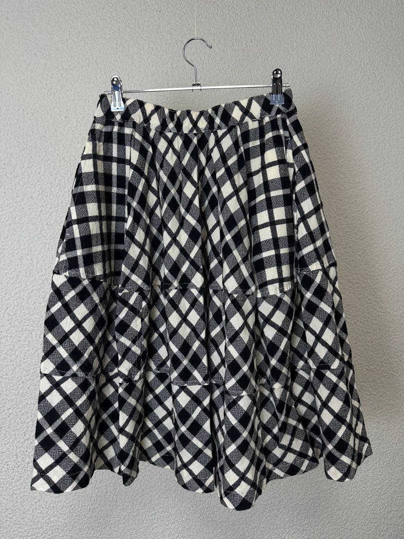 Comme des Garçons 2010 Crazy Check Skirt
