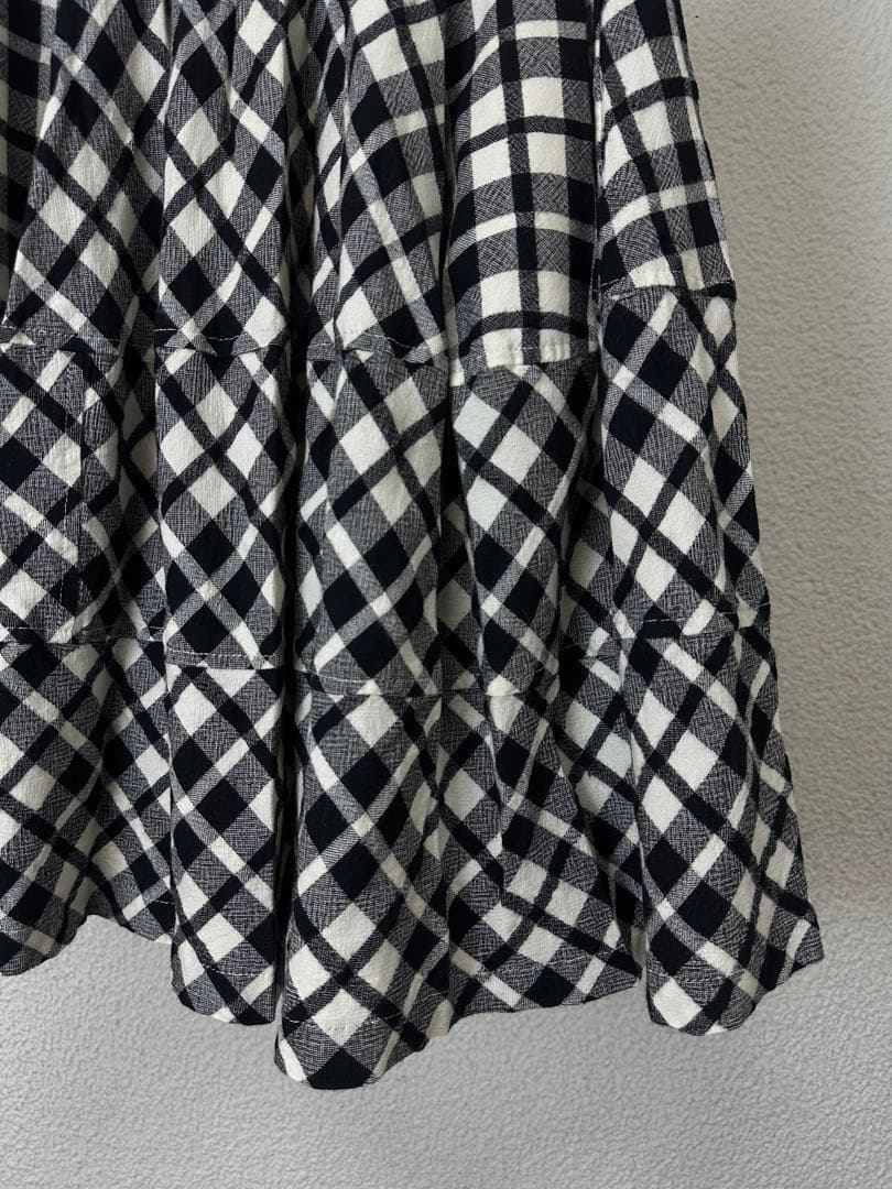 Comme des Garçons 2010 Crazy Check Skirt
