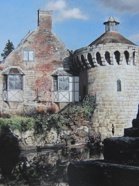 原雅幸、【Scotney Castle old】、希少な画集画