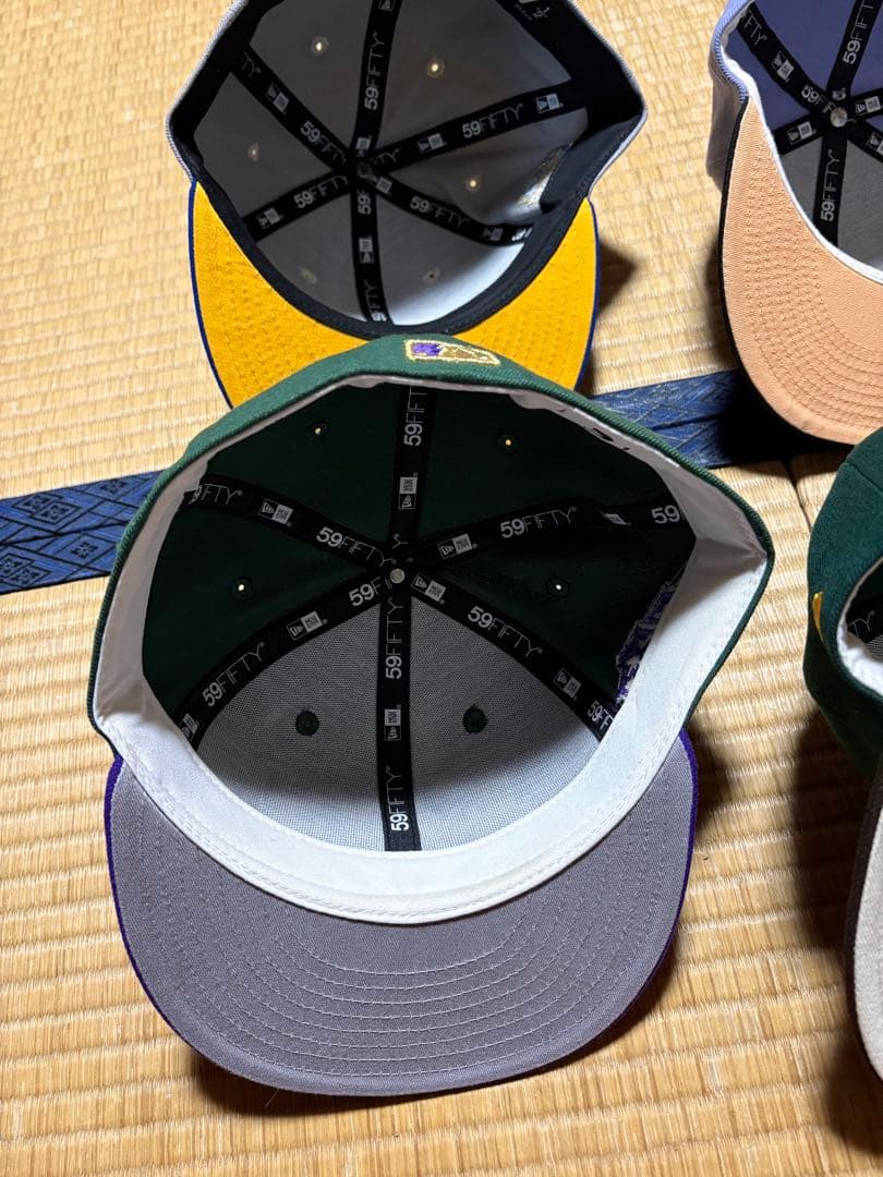 i*n様 キャップ 7 1/2 NEW ERA 4個セット　ニューエラ
