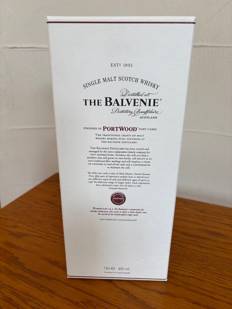 THE BALVENIE 21年 ポートウッド 700ml