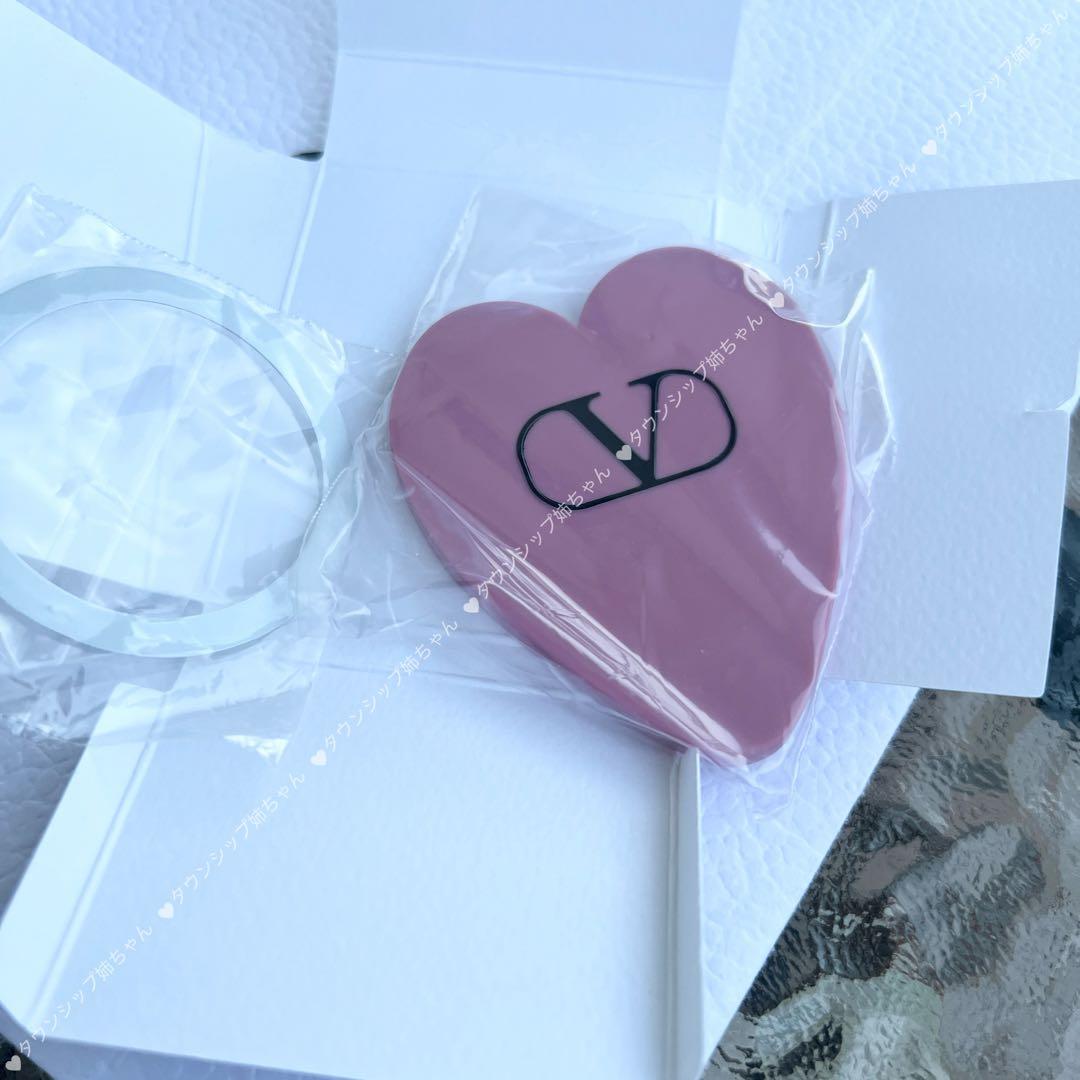 ヴァレンティノマグネット付き ミラー　ピンク　七夕限定