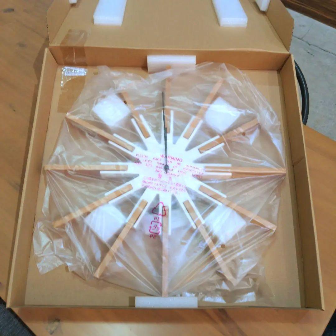 【新品】 インターフォルム 掛け時計 シリオ CL-3346 ホワイト 44㎝