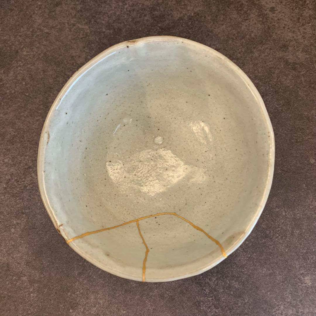金継ぎ済み　抹茶茶碗-1