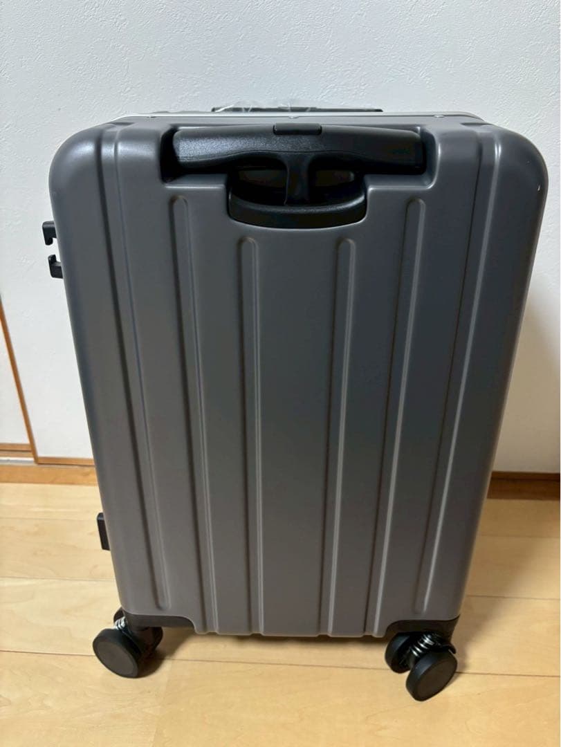 スーツケース 子どもが乗れる キャリーケース 40L 機内持ち込み可 グレー