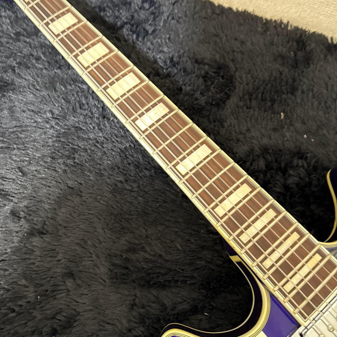 激レア banez ASR76T-PURPLE-12 セミアコ エレキギター
