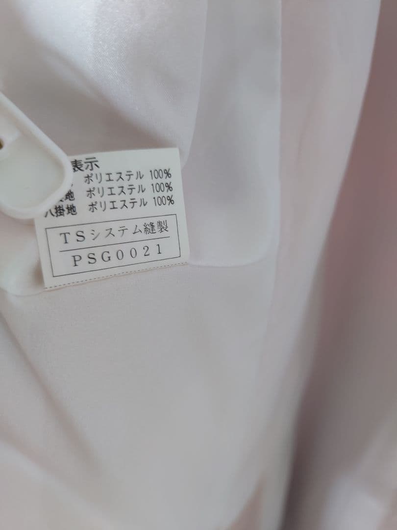 東レシルック 色無地 灰桜　くすみピンク　地紋　紋無し　洗える着物　袷