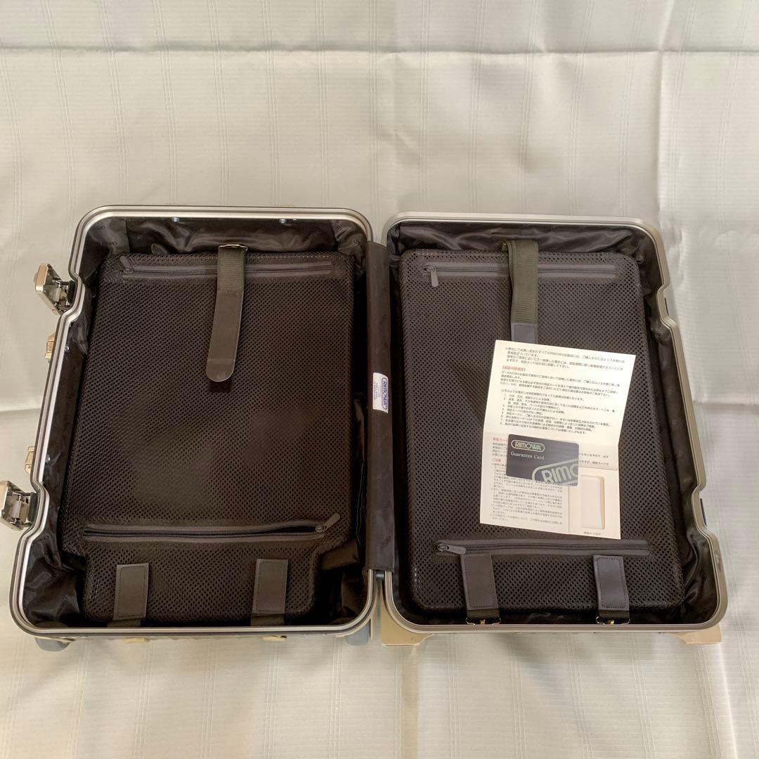RIMOWA リモワトパーズプレミアム チタンゴールド 32L 2輪