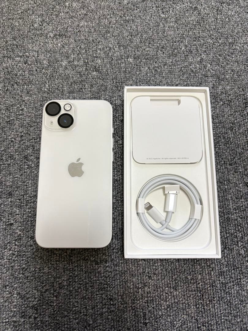 Apple iPhone 14 ホワイト 本体　128㎇