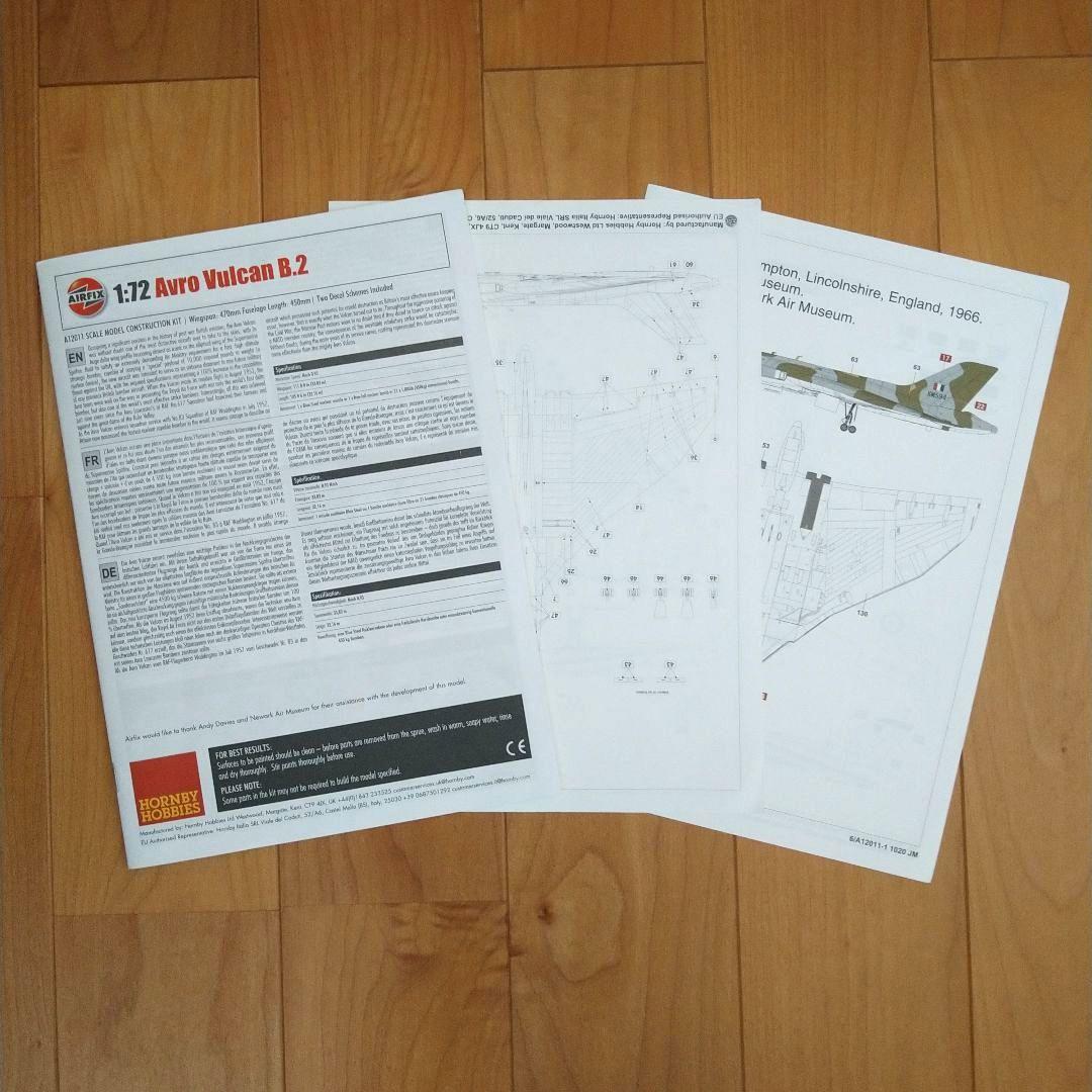 航空機・ヘリコプター AIRFIX 1:72 AVRO VULCAN B.2 1/72