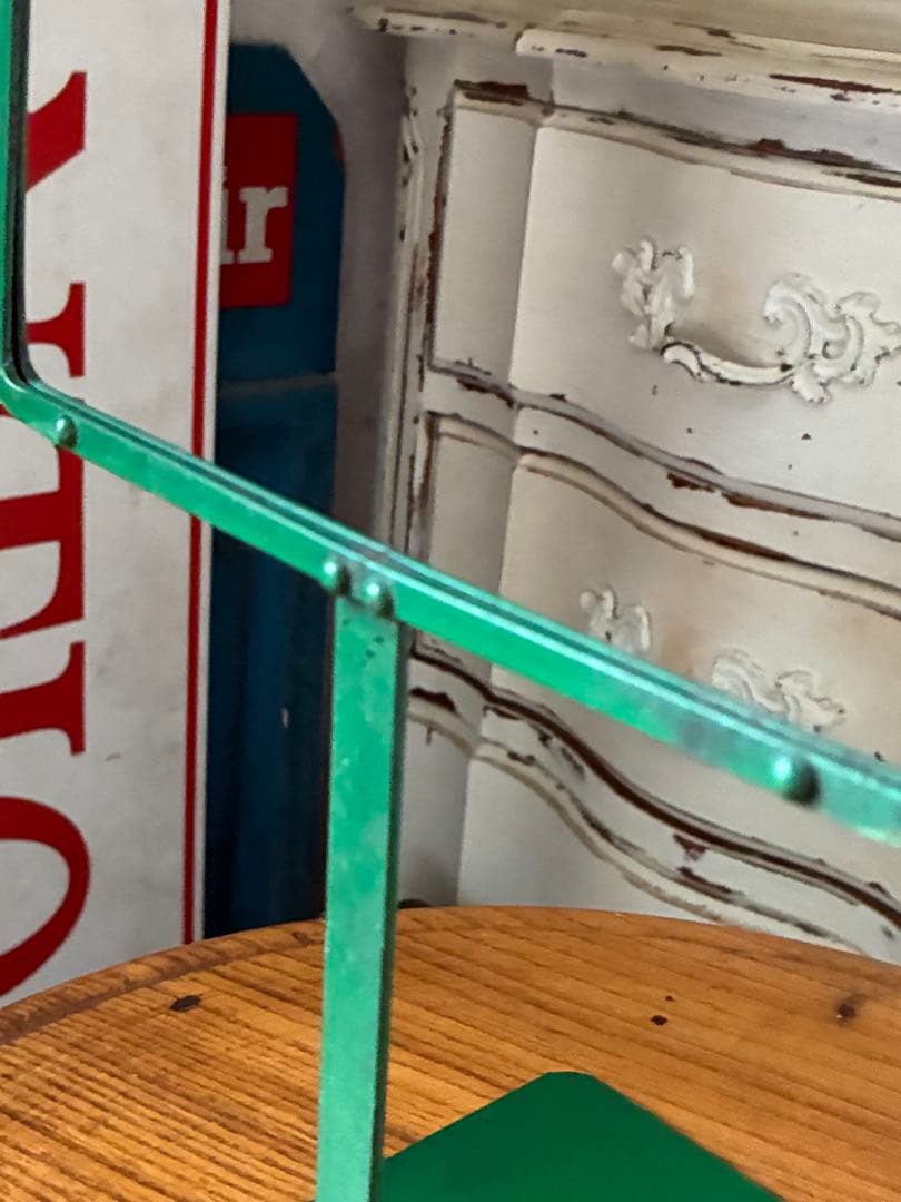 フランス　アンティーク　メタル　ディスプレイ　フォト　ポップ　スタンド　写真立て