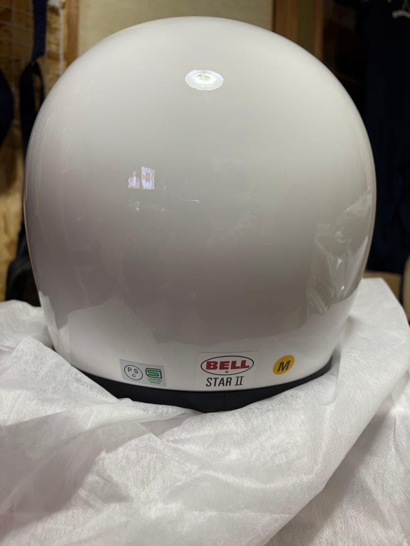 新品未使用　BELL STARⅡ復刻版 ホワイト Mサイズ スター2 STAR2