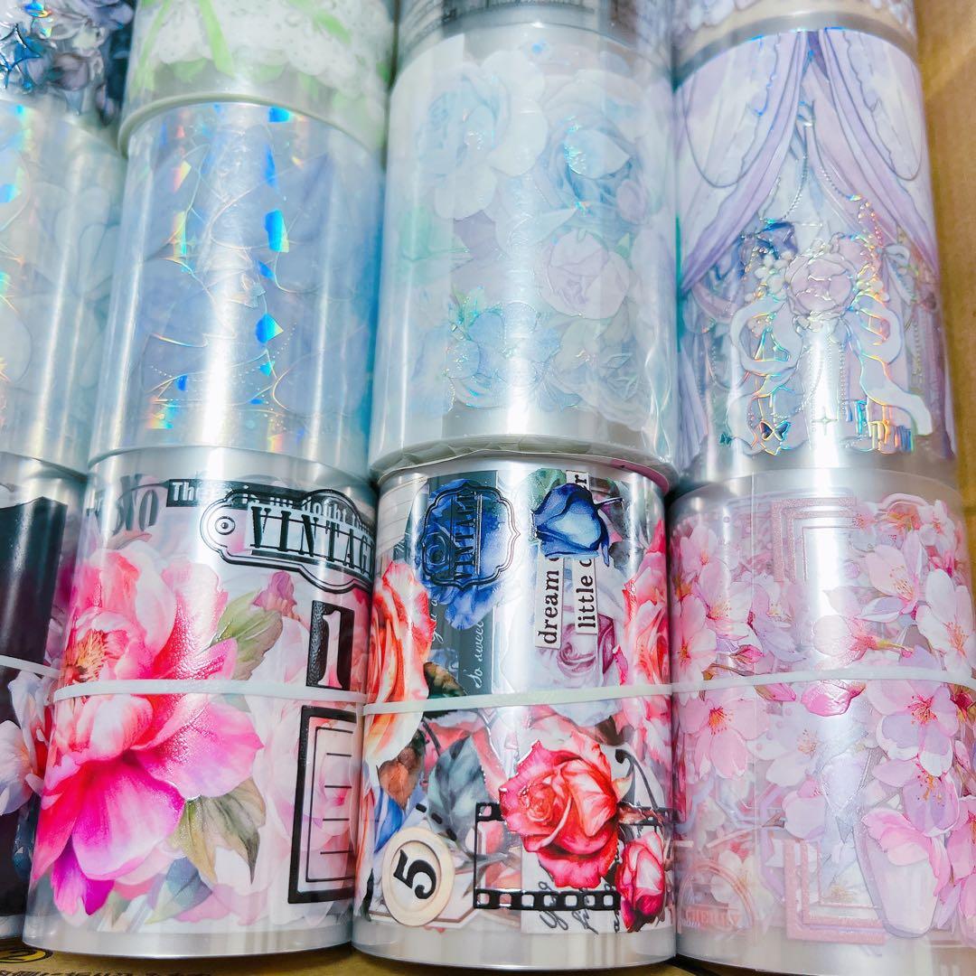 【19本】　海外マステ　petテープ　まとめ売り　コラージュ　素材　断捨離　③