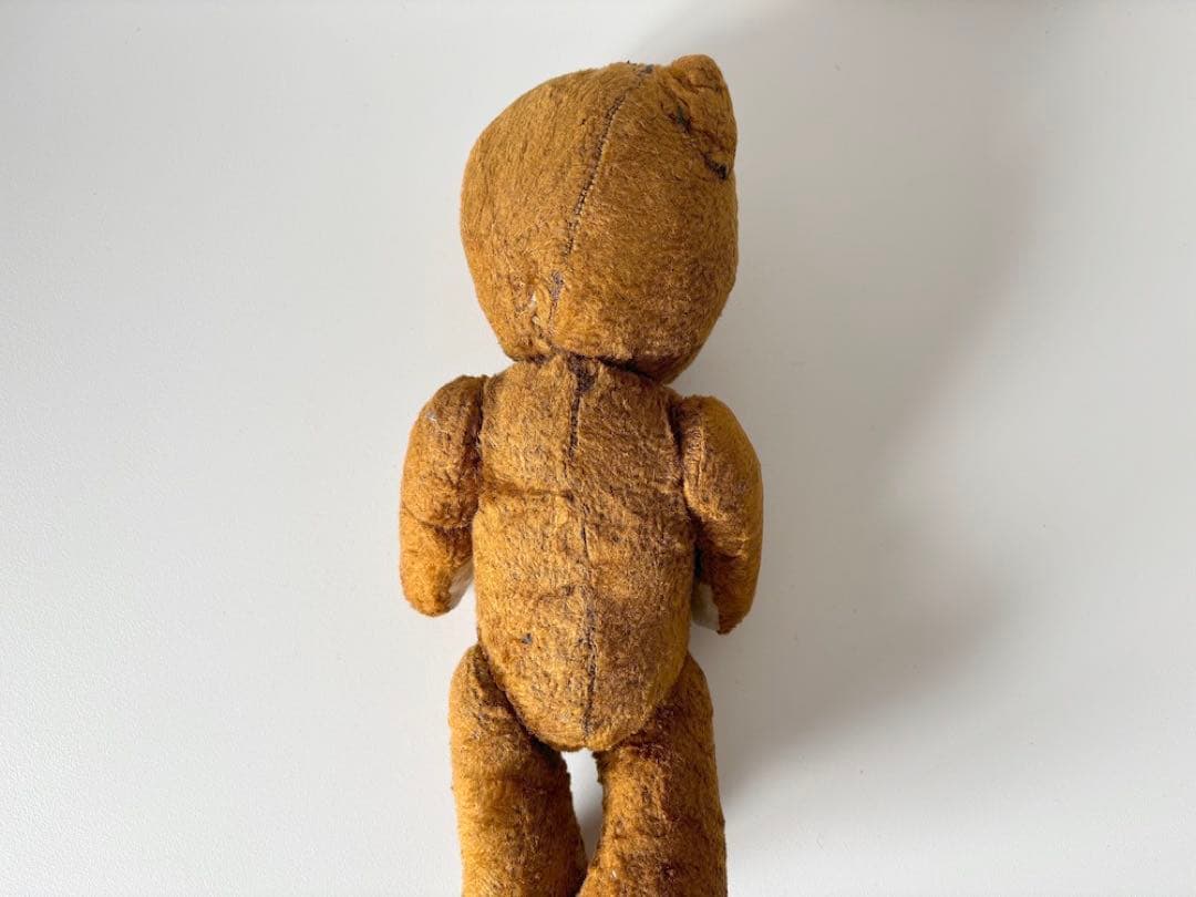 【フランス】素朴なアンティークテディベア / キャラメル色