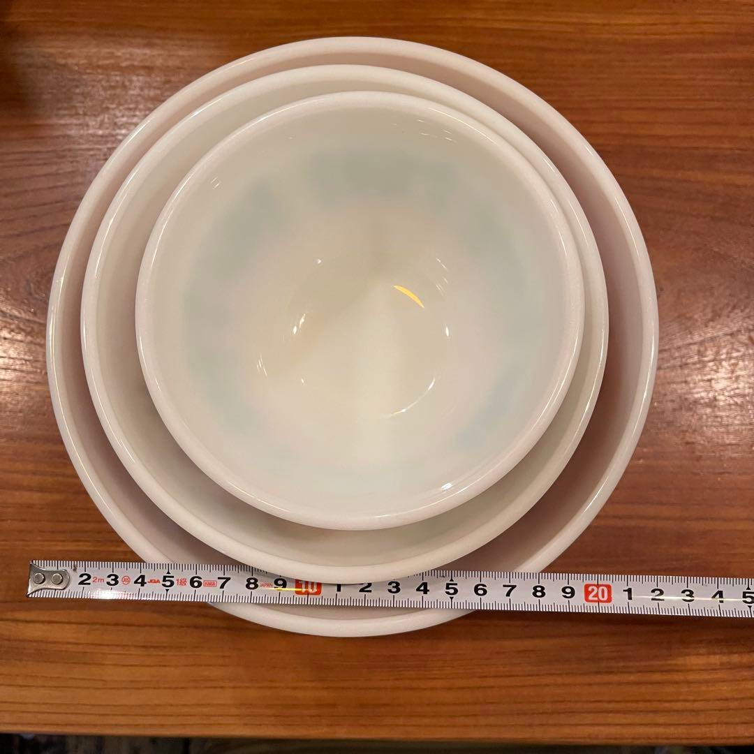 オールドパイレックス　大2中2小2の計6個　ボウルセット