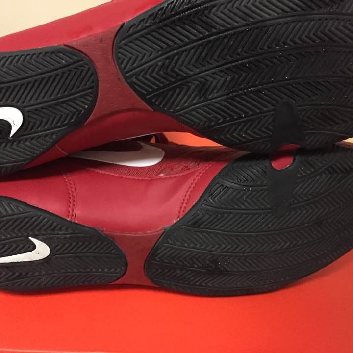 NIKE ボクシングシューズ　KO /ユニバーシティ・レッド×ホワイト