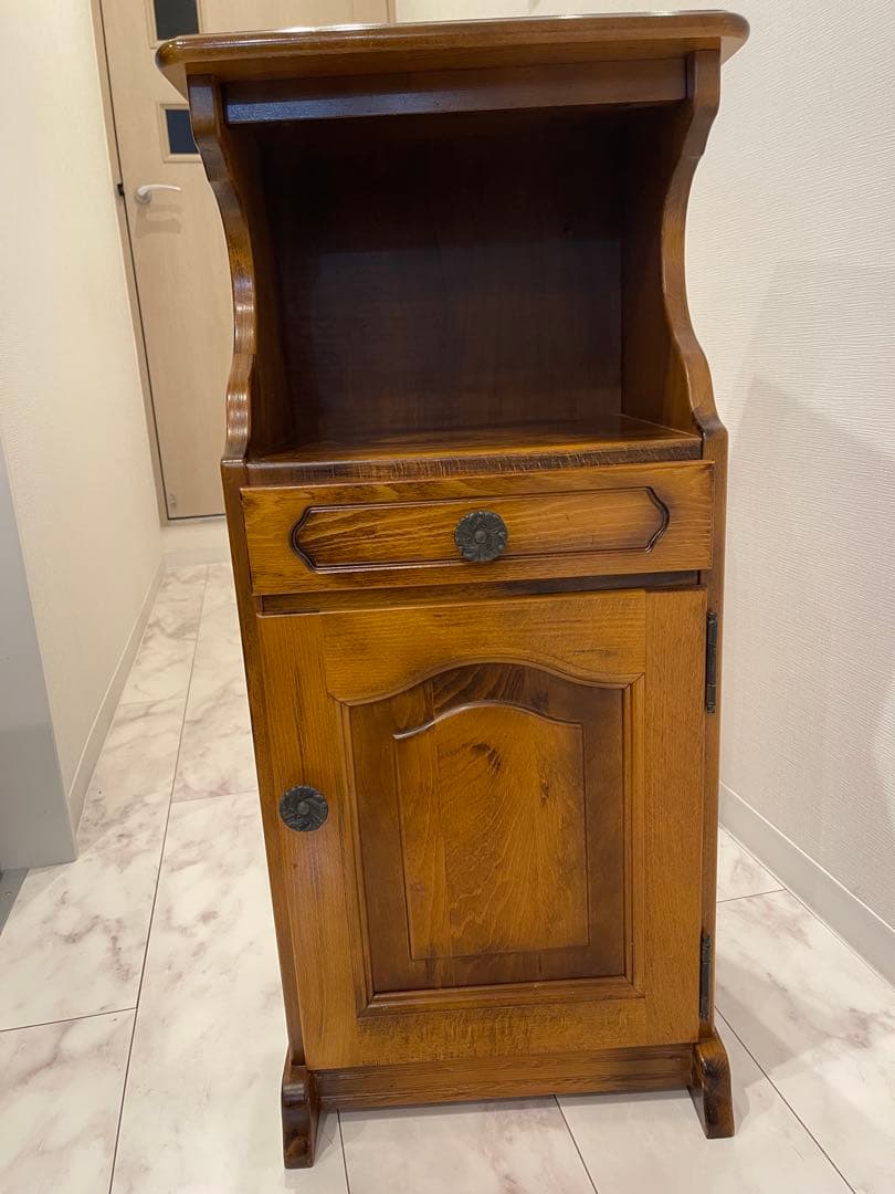 オールドカリモク　コロニアルシリーズ電話台