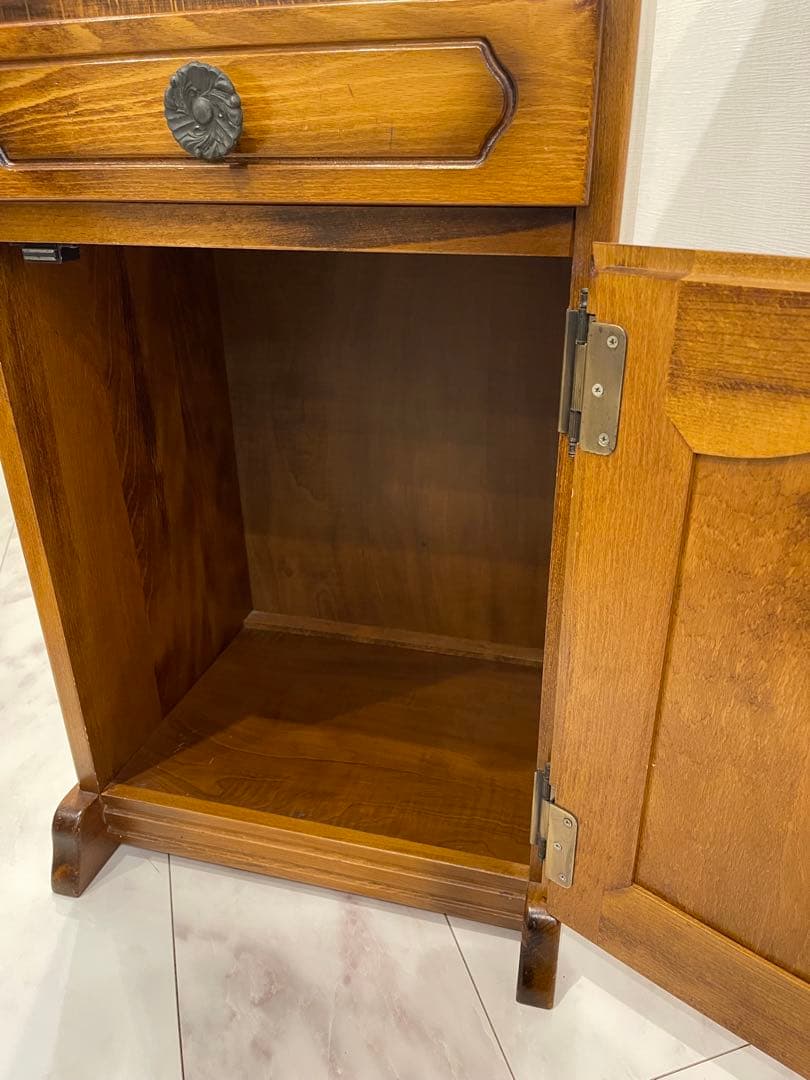 オールドカリモク　コロニアルシリーズ電話台