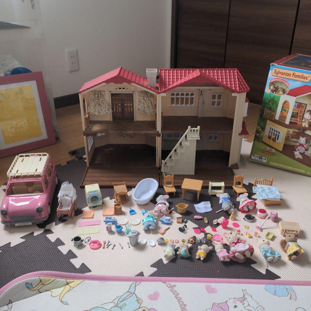 シルバニアファミリー　赤い屋根の大きなお家ギフトセット
