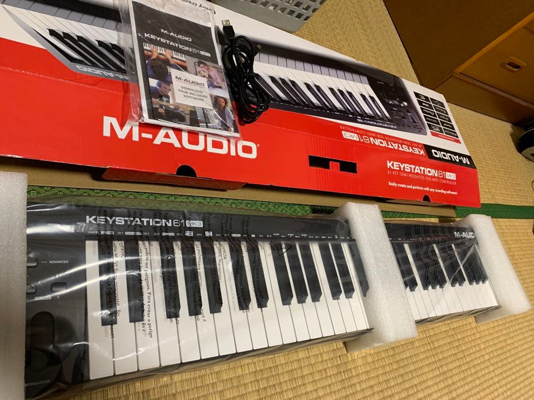 【美品】M-AUDIO 61鍵KEYSTATION61 MIDIキーボードMK3
