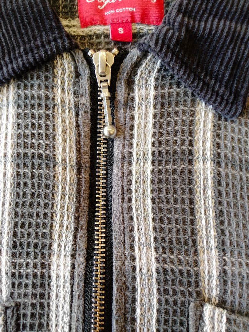 Supreme ストライプ柄ファスナージャケット Sサイズ美品