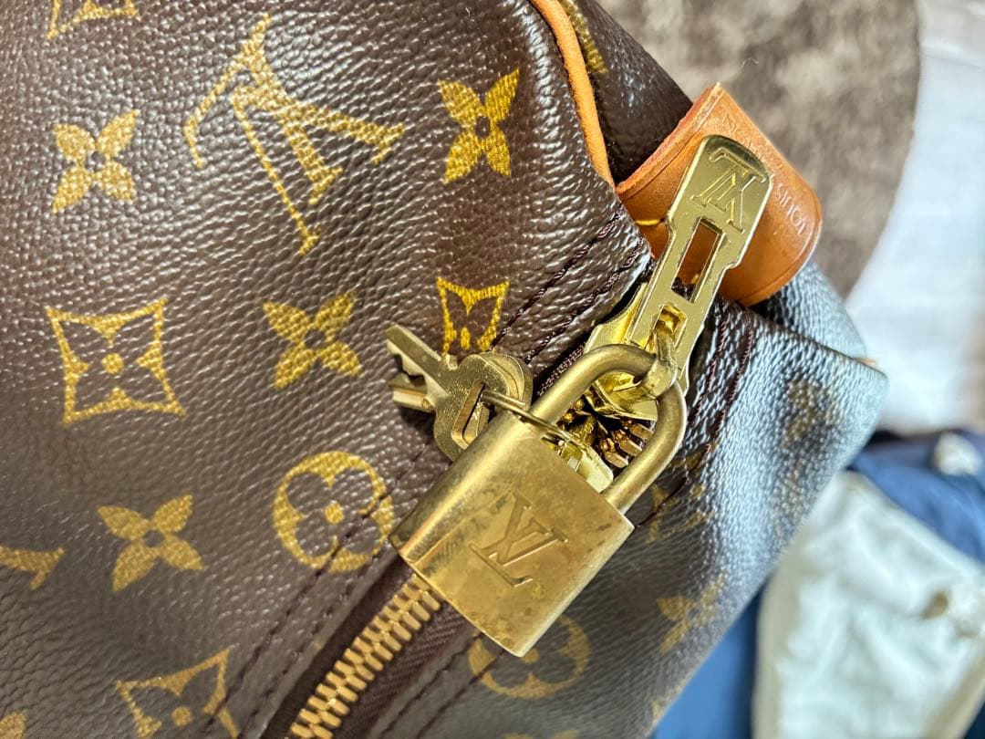 Louis Vuitton ルイヴィトン キーポル45 モノグラム 付属あり美品