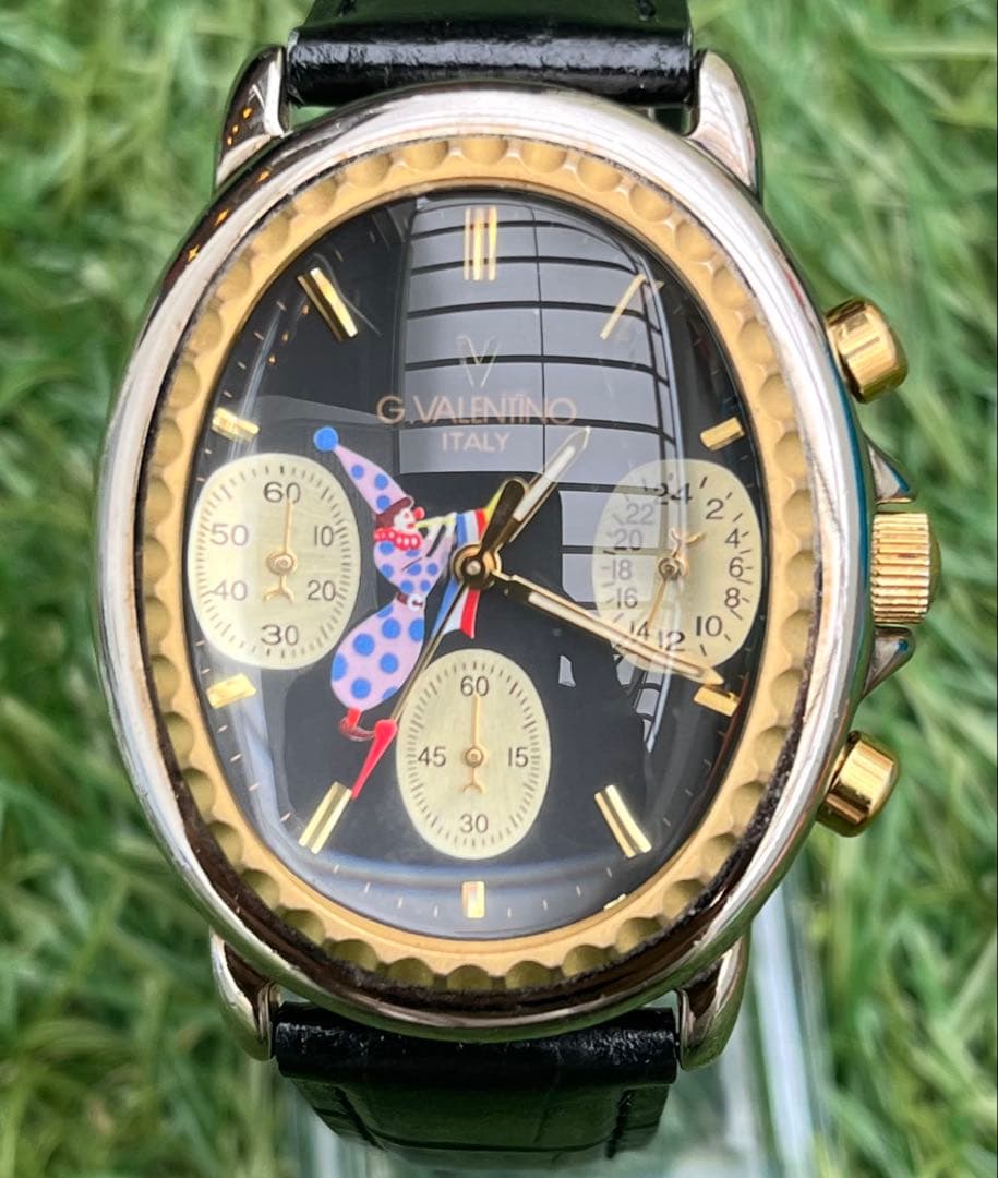 美品◎VALENTINOメンズ腕時計 バレンチノGlOVANNIヴィンテージ
