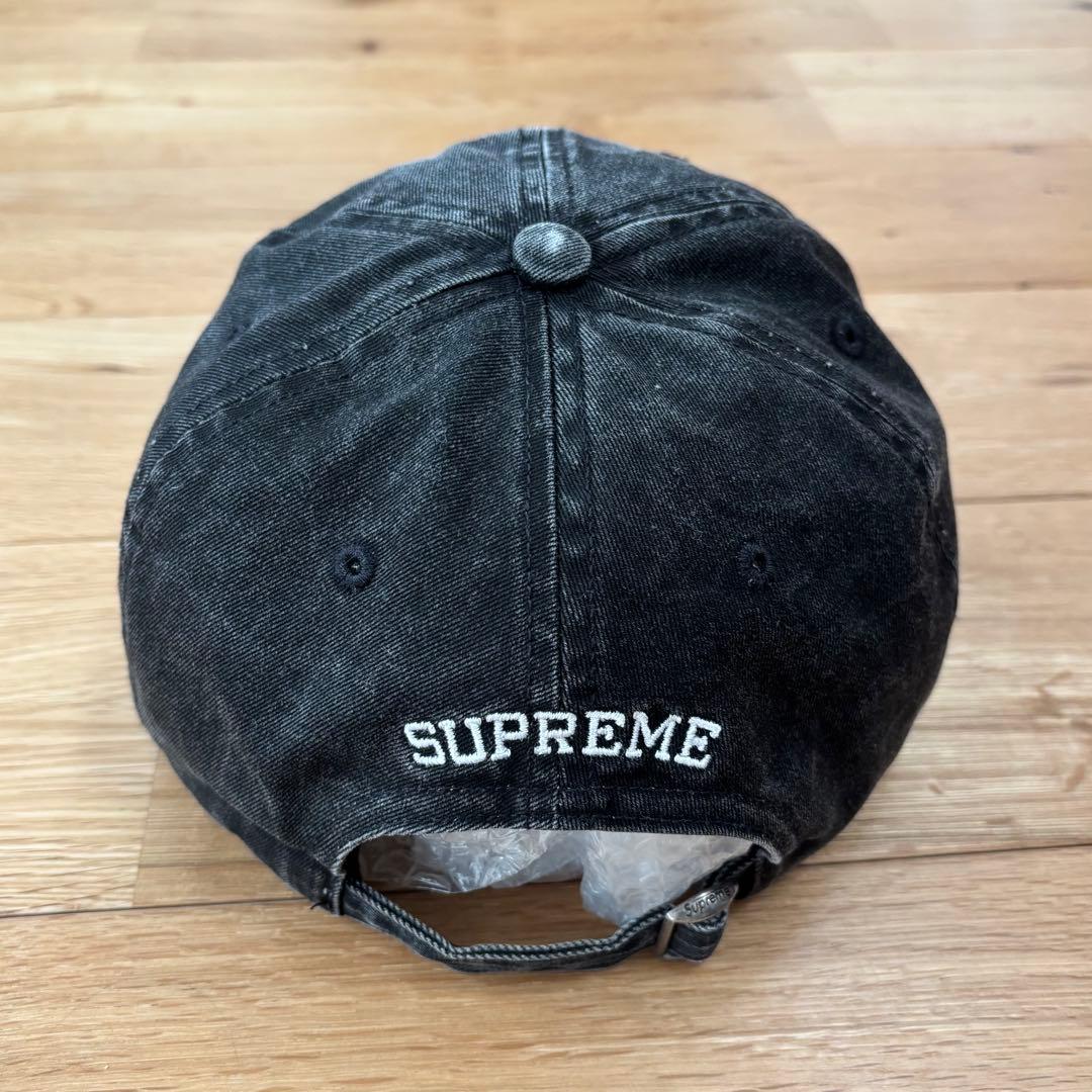 Supreme Pigment Print S Logo 6-Panel 黒