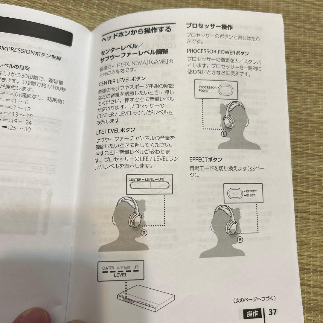 SONY MDR-DS7500ワイヤレスヘッドフォン　スタンド付き